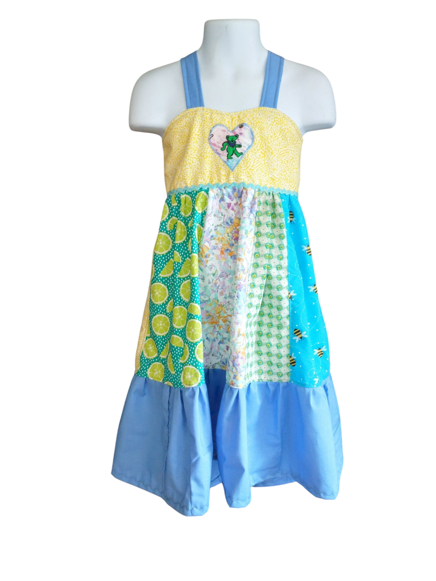 3t/4t Bees and Bear Grateful Twirl Dress