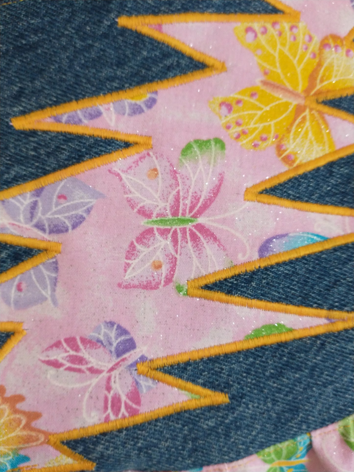 Butterfly Bolt Patchwork Spinner Dress