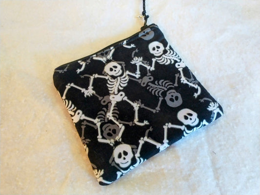 Dancing Skeletons Zipper Pouch Coin Purse