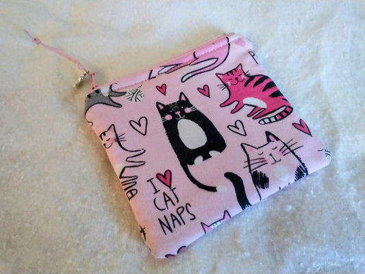 Cat Lover Zipper Pouch Coin Purse