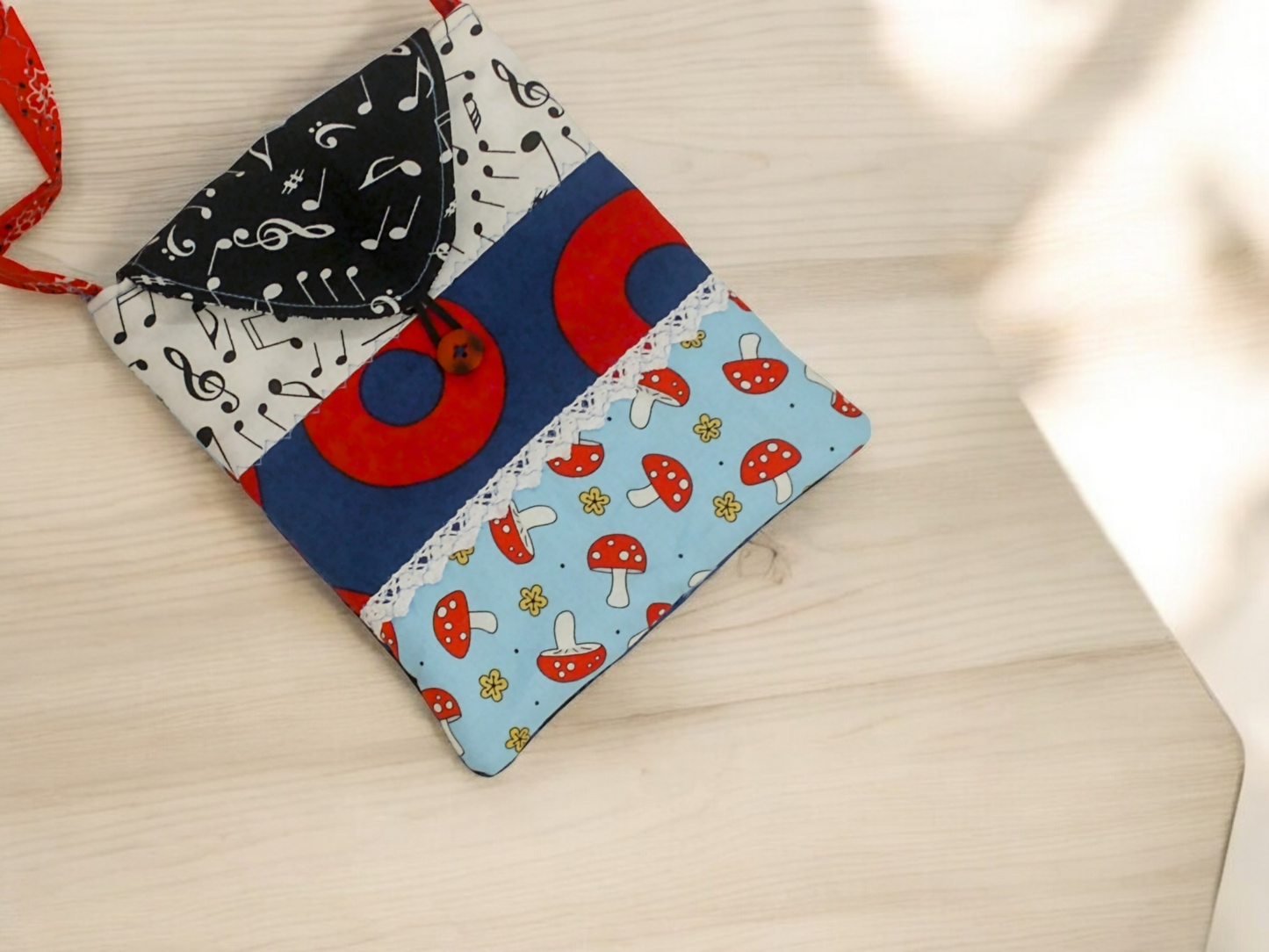 Music Mushroom Donut Cross Body Bag