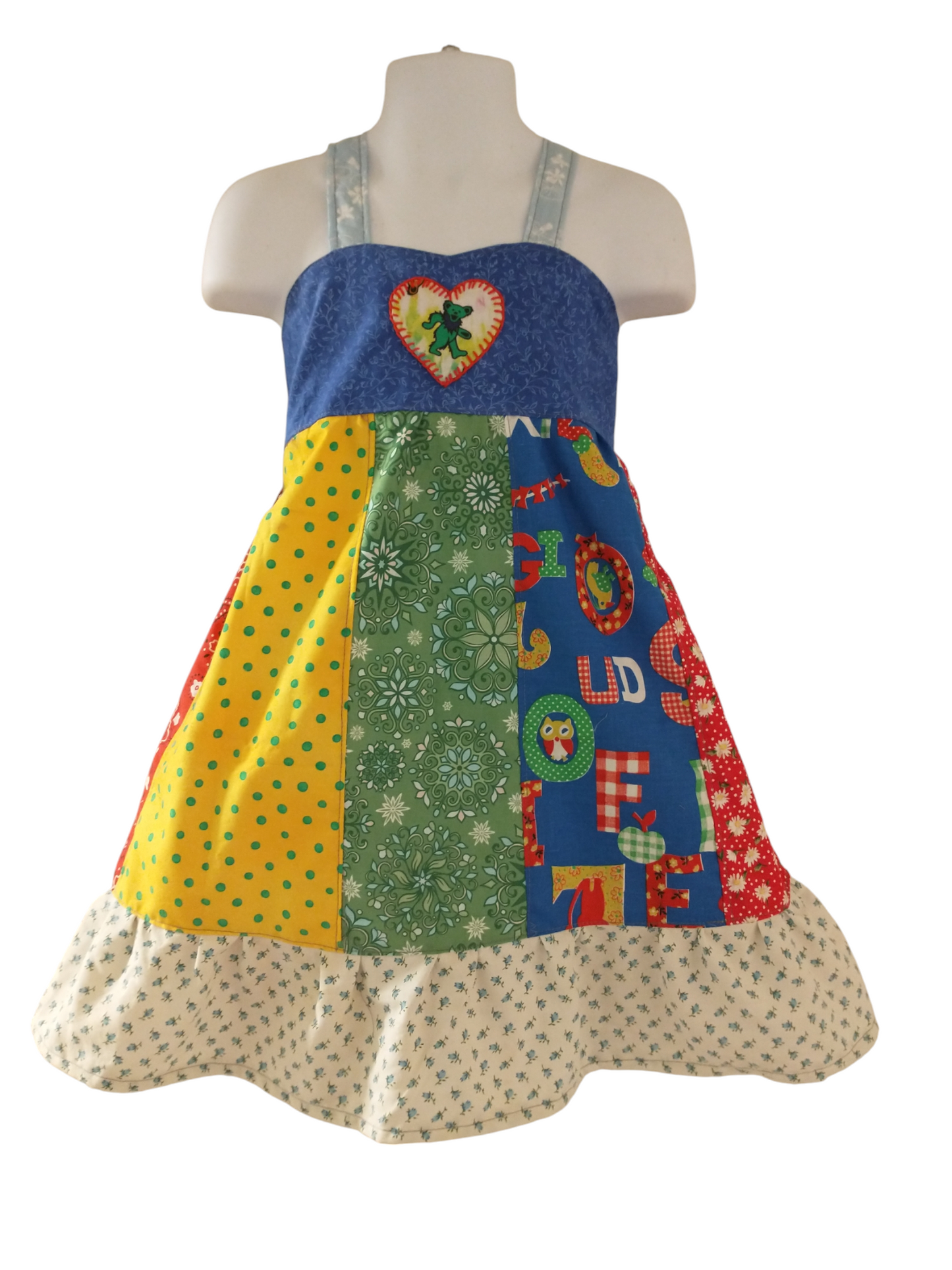 2t/3t Vintage Patchwork Twirl Dress