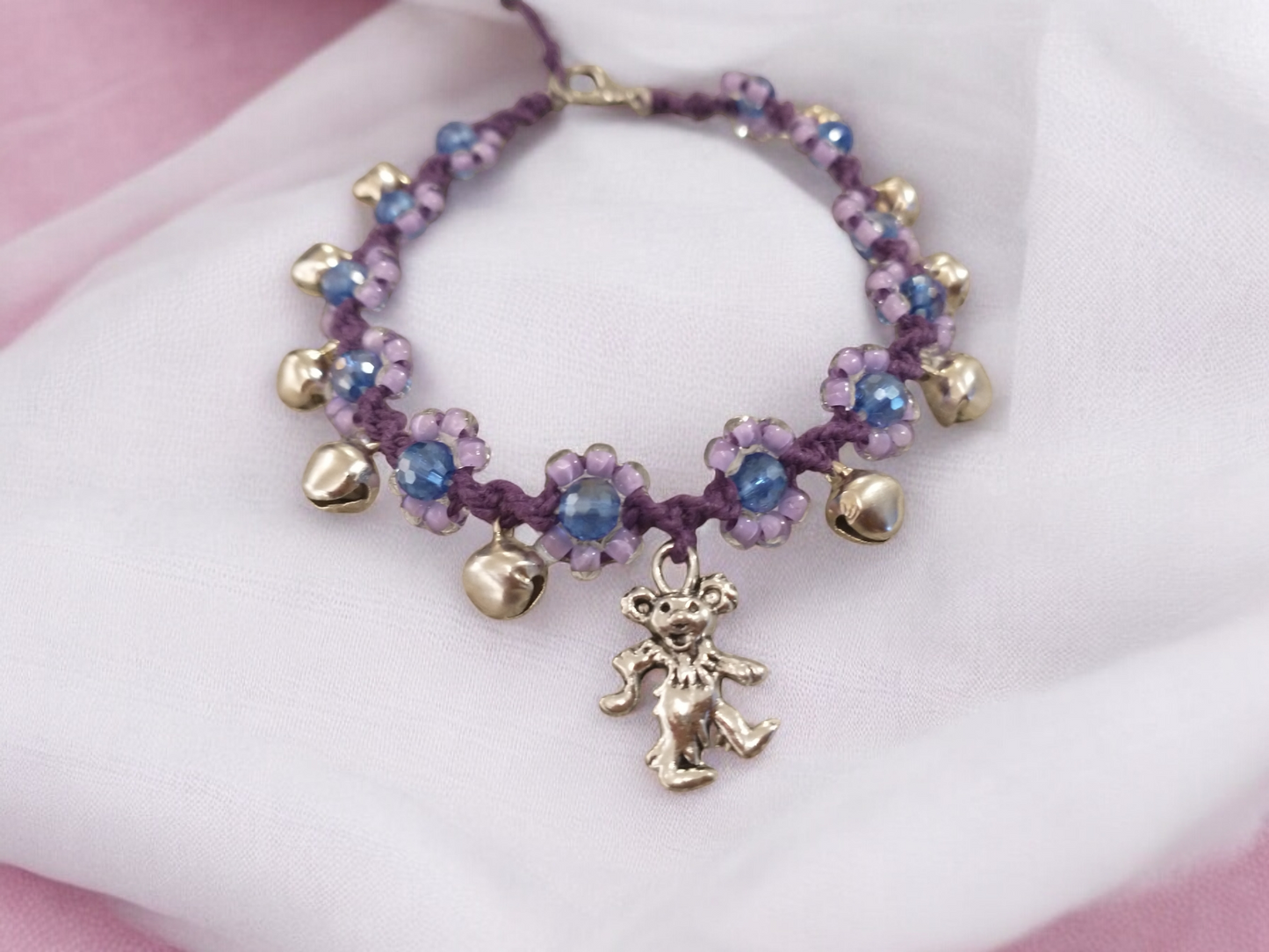 Bear Charm Bell Anklet