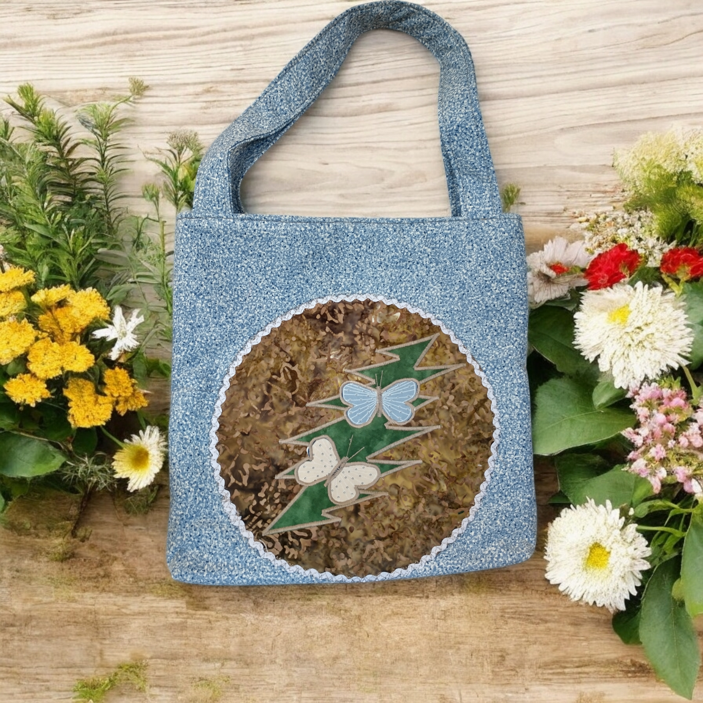 Butterfly Bolt Tote Bag