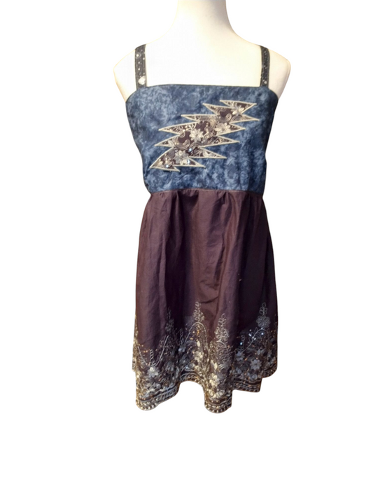 Sparkle Bolt Apron Top