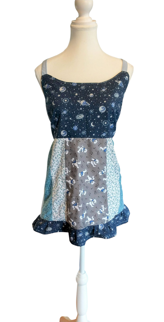 Space Bear Apron Top