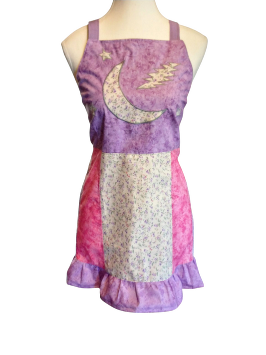 Vintage Calico Moon Apron Top